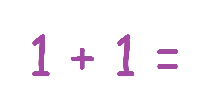 1+1=