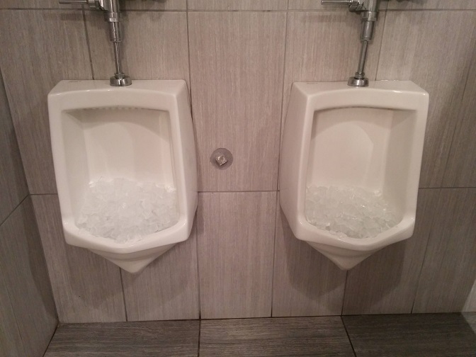 Ice in Urinal